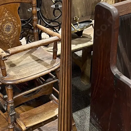 Mahogany Standard Lamp