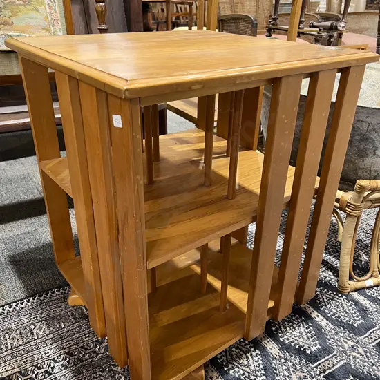 Kauri Revolving Bookcase