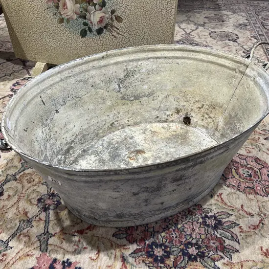 Vintage Aluminium Laundry Tub