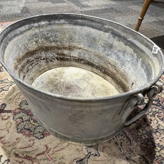 Vintage Aluminium Laundry Tub