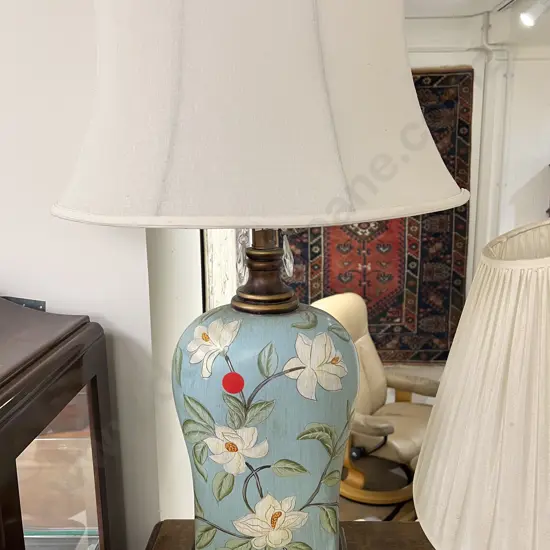Distressed Painted Table Lamp