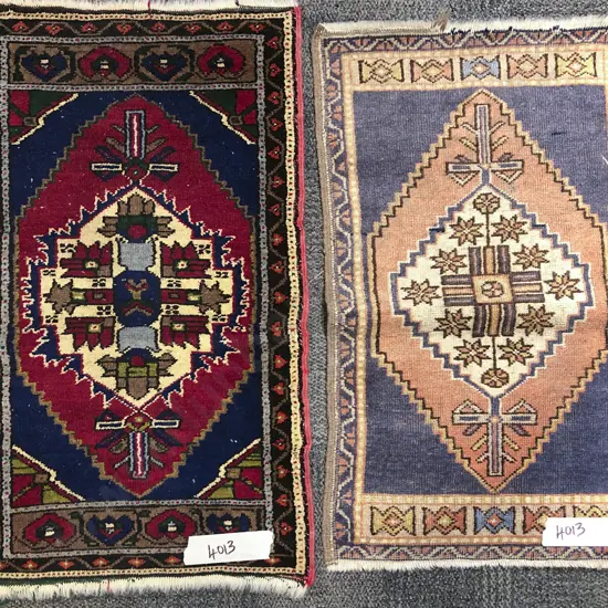 Two Small Persian Floor Rugs