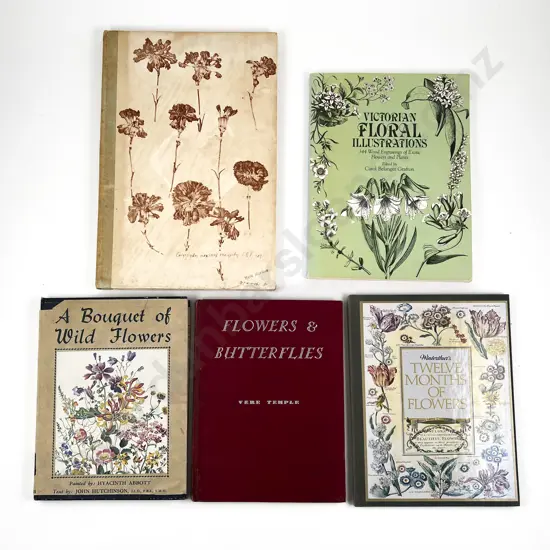 Five Flower Illustration Volumes