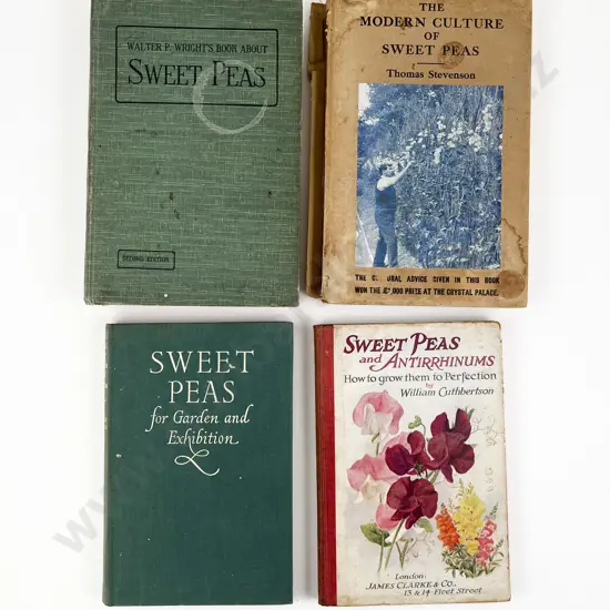 Four Vintage Volumes Relating To Sweet Peas