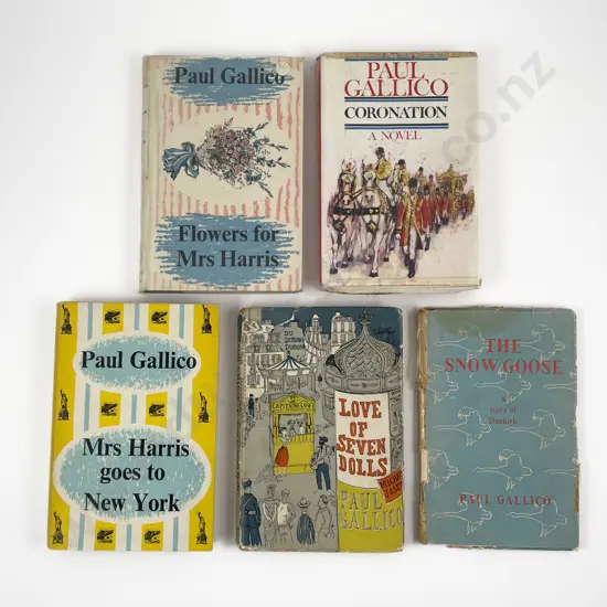 Five Volumes By Paul Gallico