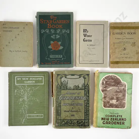 Seven Assorted Vintage NZ Garden Volumes