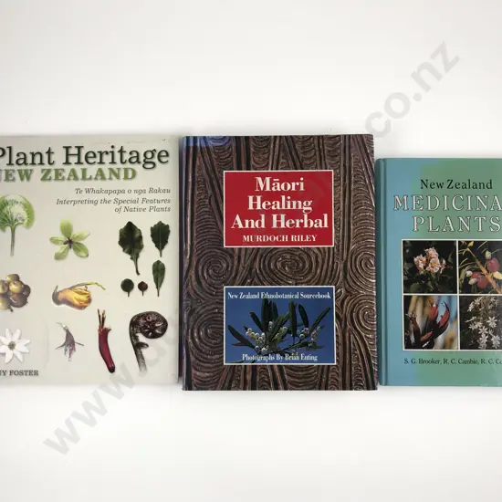 Three New Zealand Medicinal Plant Reference Books
