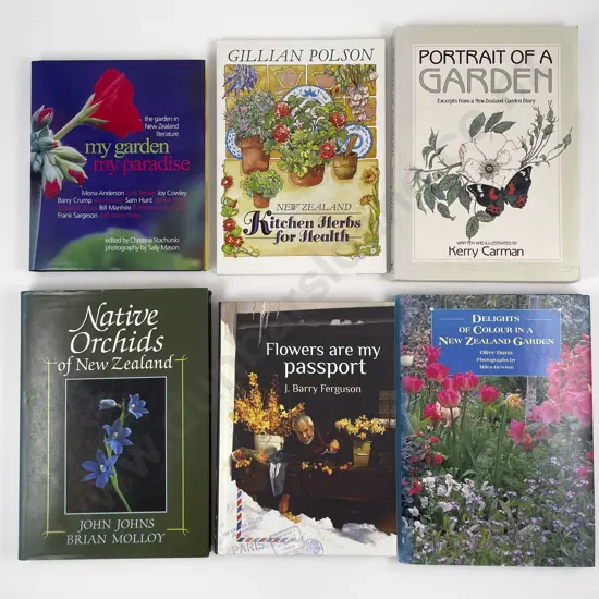 Six New Zealand Gardening Books