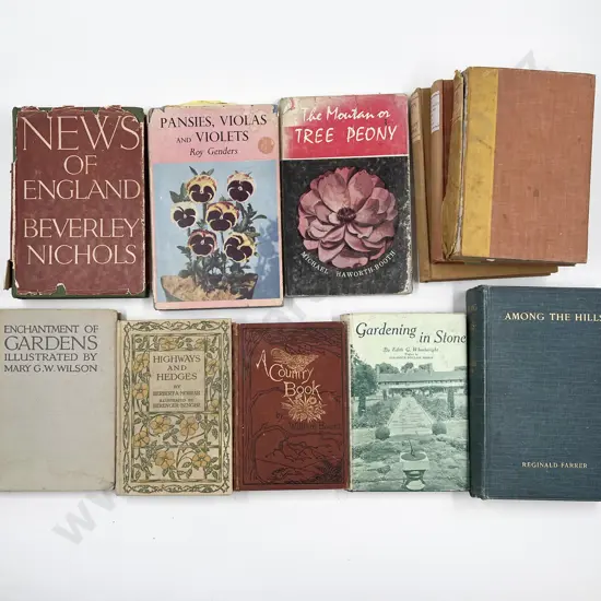 Box of Assorted Vintage Gardening Books