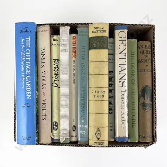 Box of Assorted Vintage Gardening Books