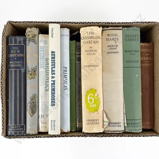 Box of Assorted Vintage Gardening Books