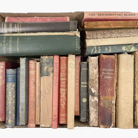 Box of Assorted Vintage Books