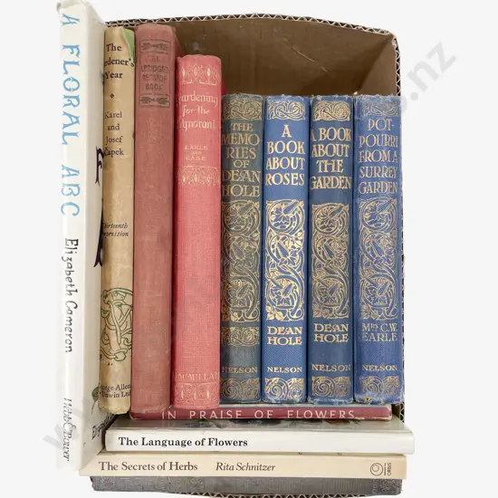 Box of Assorted Vintage Books