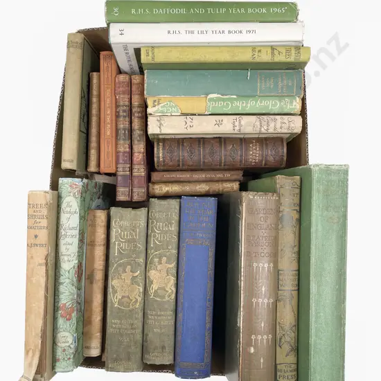 Box of Assorted Vintage Gardening Books