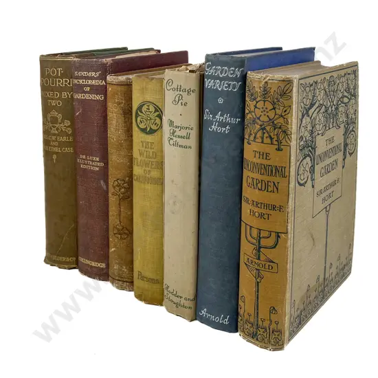 Box of Seven Vintage Gardening Books