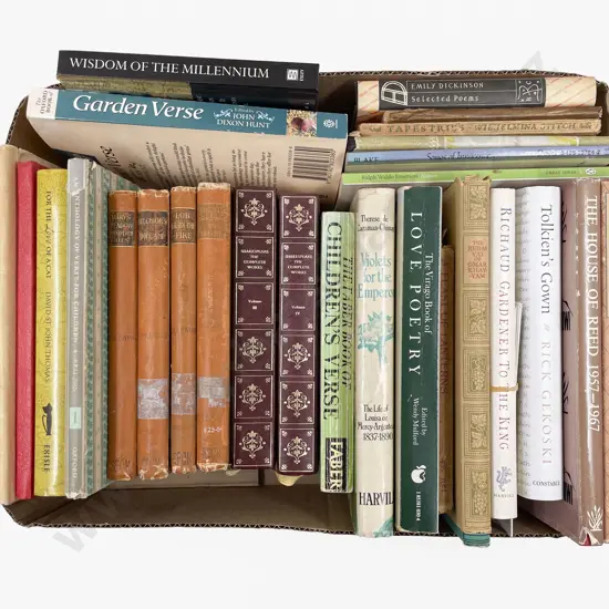 Box of Assorted Vintage Books