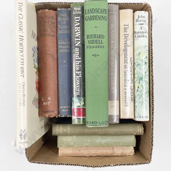 Box of Assorted Gardening Books