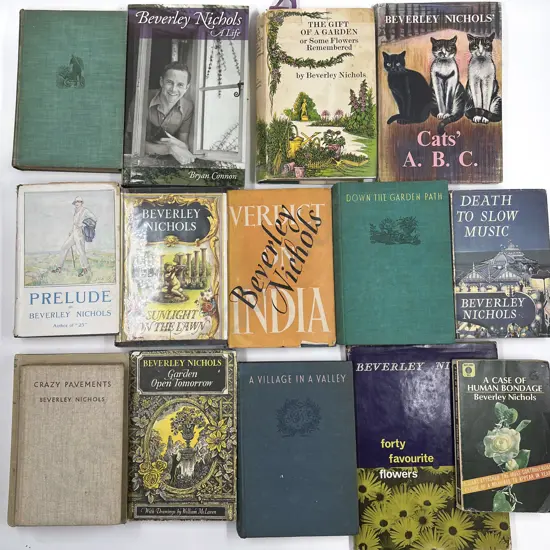 Box of Vintage Gardening Books by Beverley Nichols