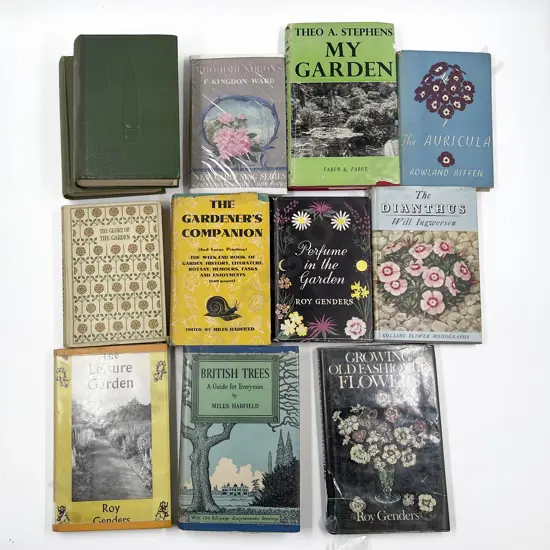 Box of Assorted Vintage Gardening Books