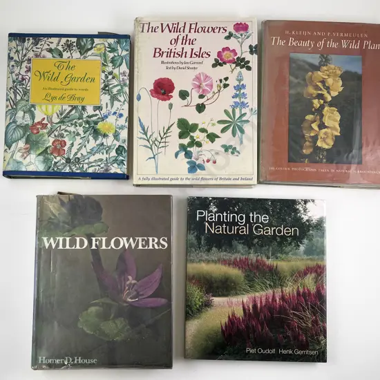 Five Volumes Relating To Wildflowers