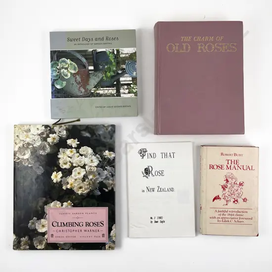 The Charm of Old Roses by Nancy Steen & Four Others