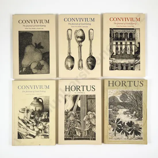 Two Volumes of Hortus Magazine & Four of Convivium Magazine
