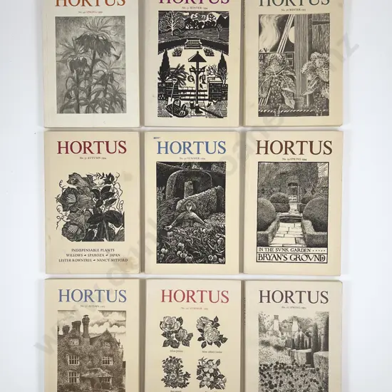 Nine Volumes of Hortus Magazine