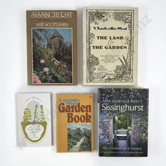 Five Volumes Relating to Sissinghurst & Vita Sackville-West