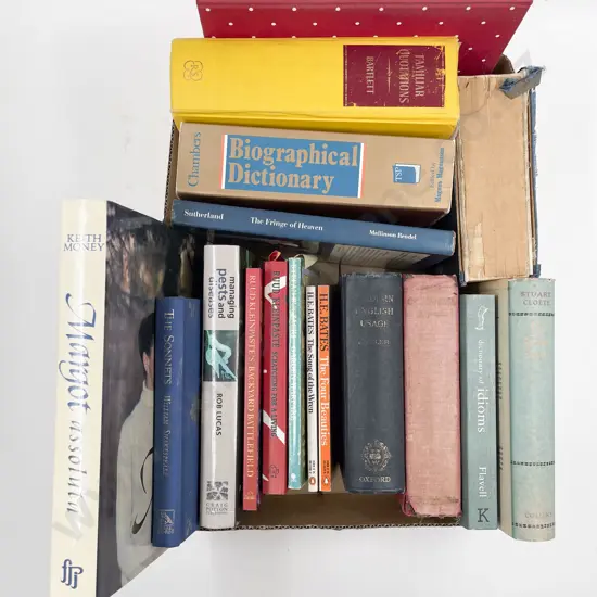 Box of Assorted Vintage Books