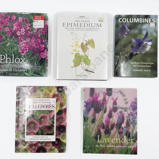 Five Books Relating To Flower Growing