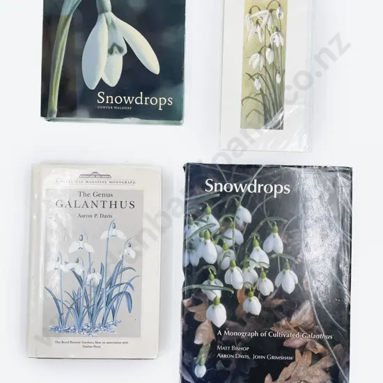 Three Books Relating To Snowdrops