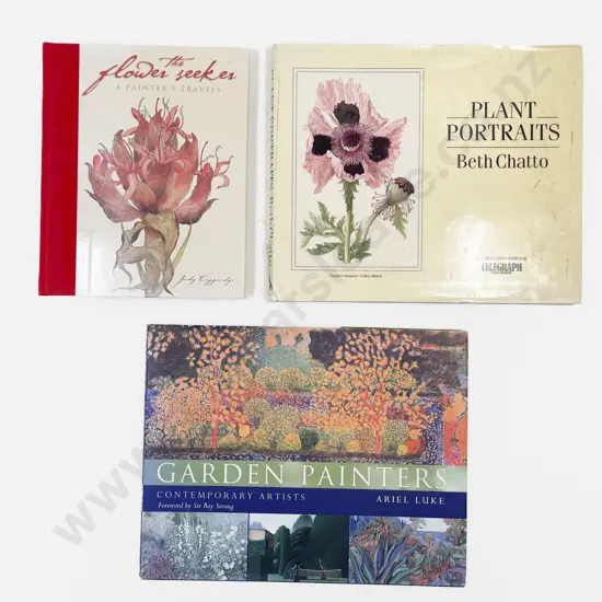 Three Volumes Relating To Botanical Illustration