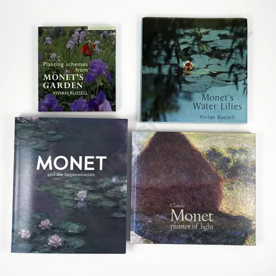 Four Reference Volumes Pertaining To Claude Monet & His Garden