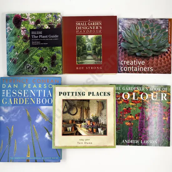 Six Assorted Modern Gardening Books