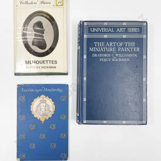 Three Volumes Relating to Miniatures & Silhouettes