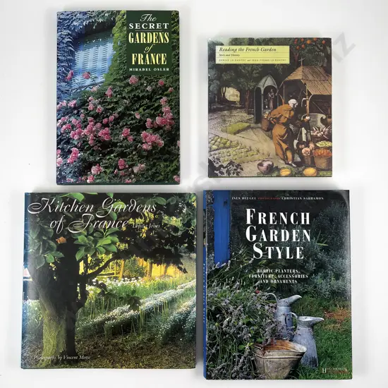 Four Volumes Pertaining to French Gardens