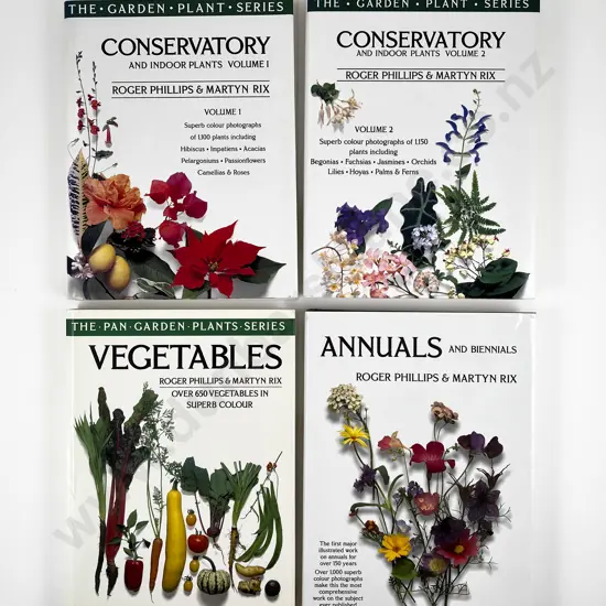 Four Large Volumes by Roger Phillips & Martyn Rix