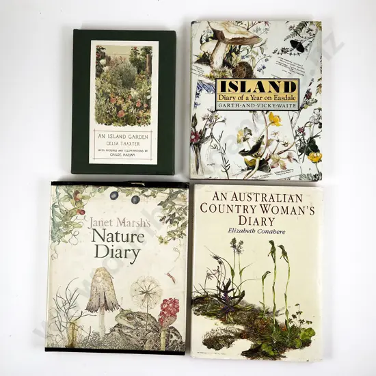 Four Illustrated Gardening Books
