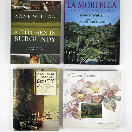 Four Volumes Pertaining to French & Italian Gardens