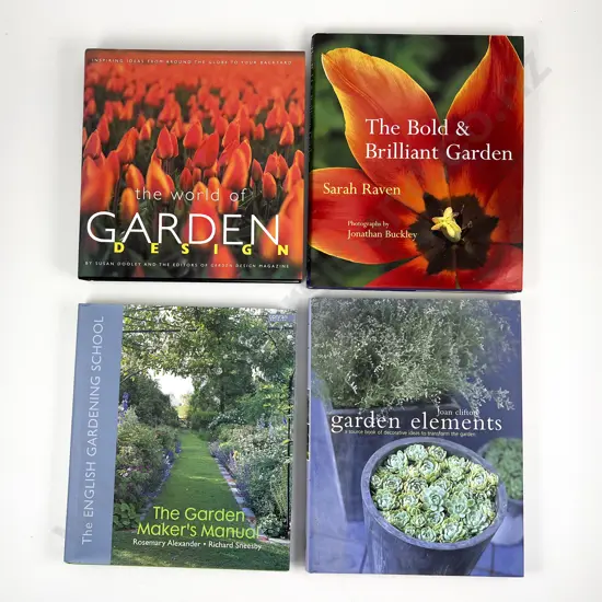 Four Volumes Relating To Garden Design