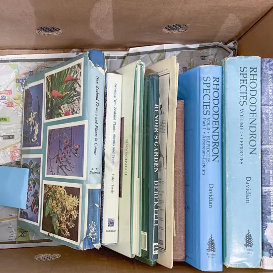 Box of Assorted Gardening Books