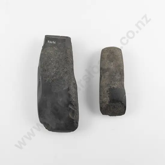 Two Pre-European Toki (Argillite)