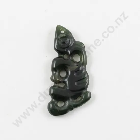 A Finely Carved Tangiwai Manaia Pendant