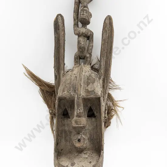A Ceremonial Funerary Mask From the Dogon People Of Mali