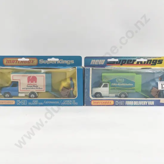 Matchbox Boxed Super King K-29 x2