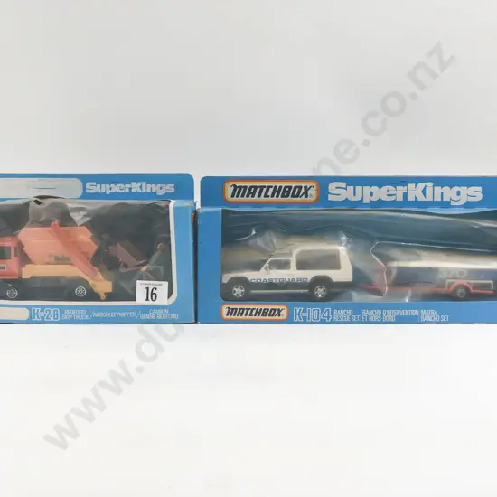 Matchbox Boxed Super King K-104 and K-28