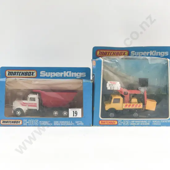 Matchbox Boxed Super King K-105 and K-93