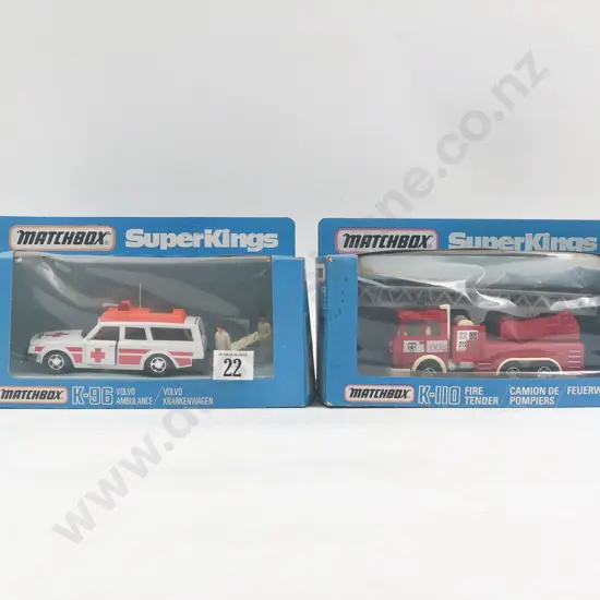 Matchbox Boxed Super King K-96 and K-110
