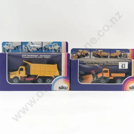 Siku Boxed 2212 & 2514 Models