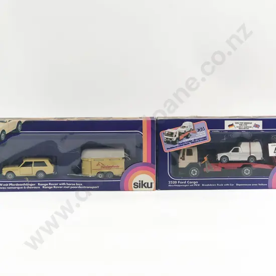 Siku Boxed 2520 & 1917 Models
